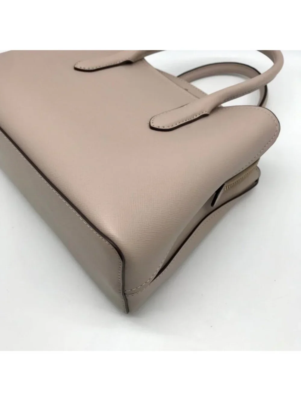 Kate Spade Warm Beige Saffiano Leather Medium Rory Satchel